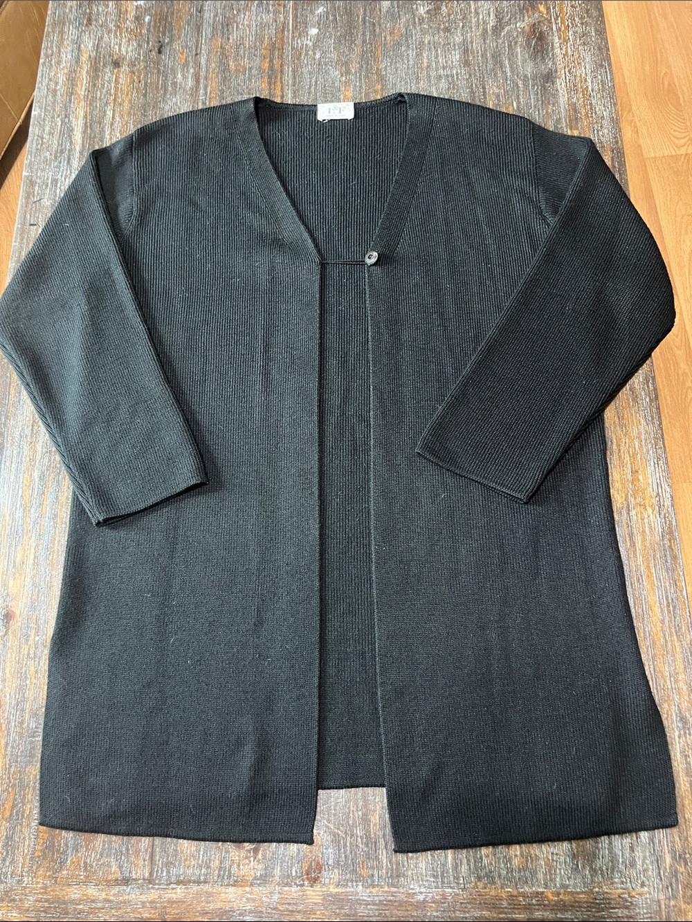 Black Women's Open-Front Blazer Jacket